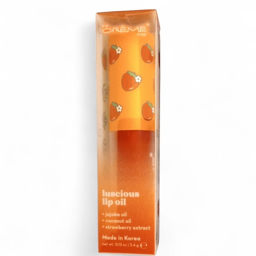 New Creme Shop Luscious Lip Oil Strawberry Jelly
